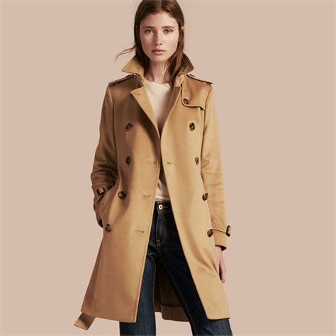 burberry kingston trench coat|burberry kensington cashmere trench coat.